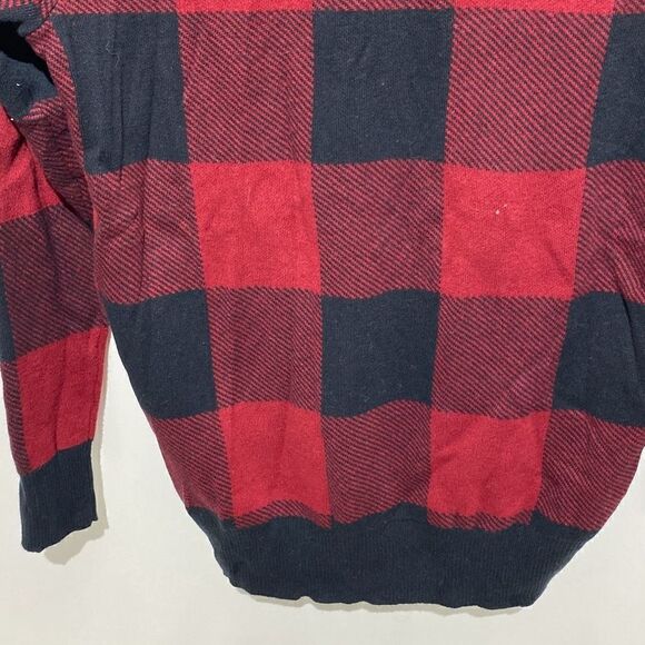Torrid Women's Red Plaid Long Sleeve Pullover Sweatshirt Size Medium/Large NWT - Picture 12 of 12